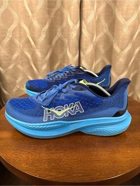 HOKA Men’s Mach 6 "Virtual Blue" Sneakers 1147790 VWT, Size 12